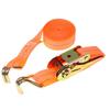 2 Pack Heavy Duty Ratchet Tie Down Straps Non-Slip Hooks Durable Webbing for Truck Motorcycle Cargo Fastening