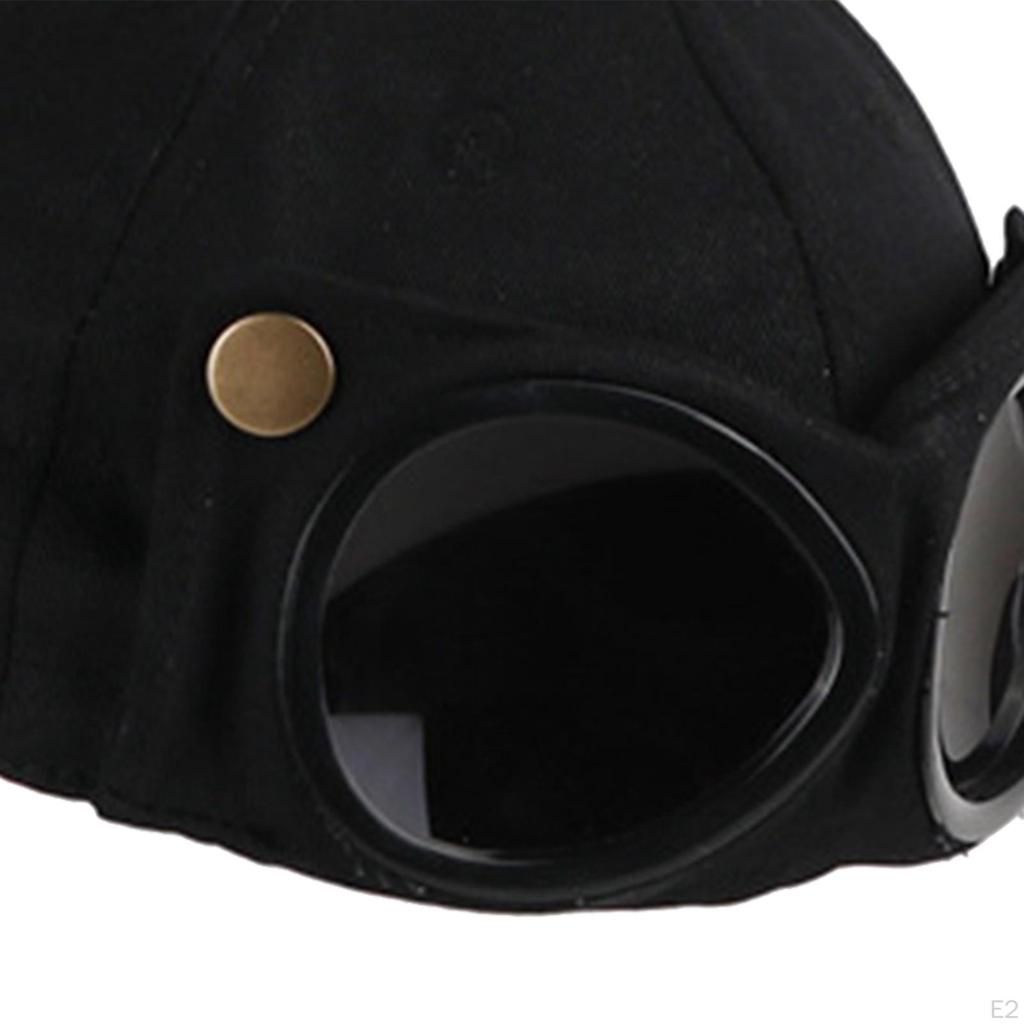 Creative Baseball Hat, Glasses Sunshade Hat Cotton Accessories, Photo Props, for Kids Adults Party