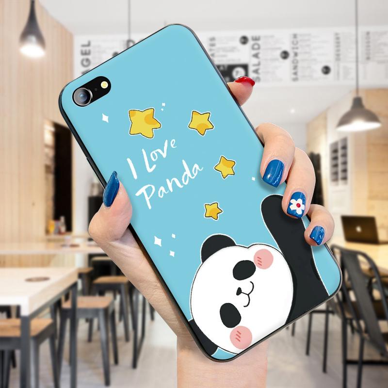 Niedliche Cartoon-Panda-Handyhülle für Infinix Hot Tecno Camon 19 Pro Huawei P50 Pro OnePlus, weiche Silikon-TPU-Handyhülle