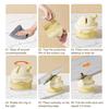 Yousheng Whetstone Ice Cream Shape Kitchen Sharpener ABS Ceramic Easy To Use Knife Scissor Sharpener Practical Tool