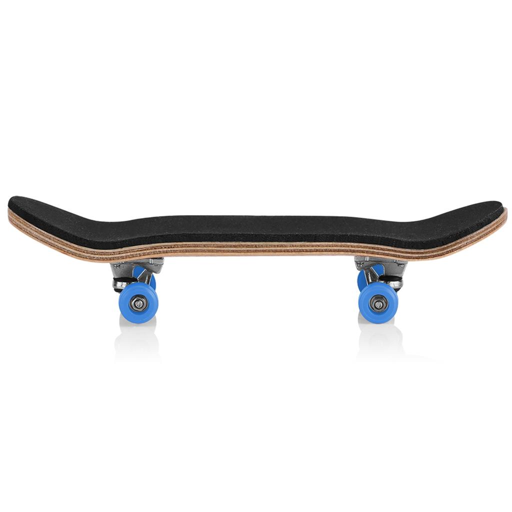 1Pc Maple Wooden Alloy Fingerboard Finger Skateboards With Box Reduce Pressure Kids Gifts