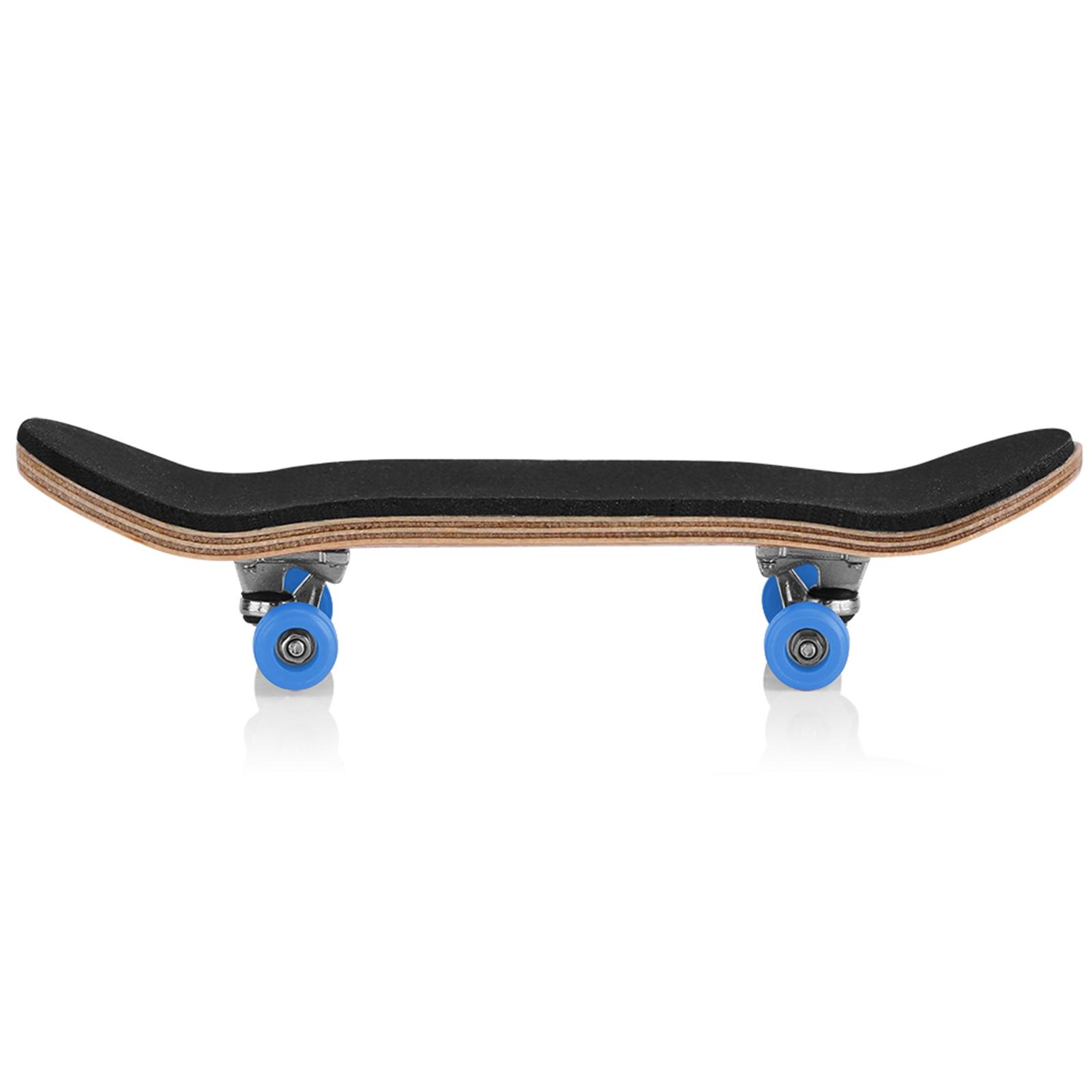 

1Pc Maple Wooden Alloy Fingerboard Finger Skateboards With Box Reduce Pressure Kids Gifts чёрный
