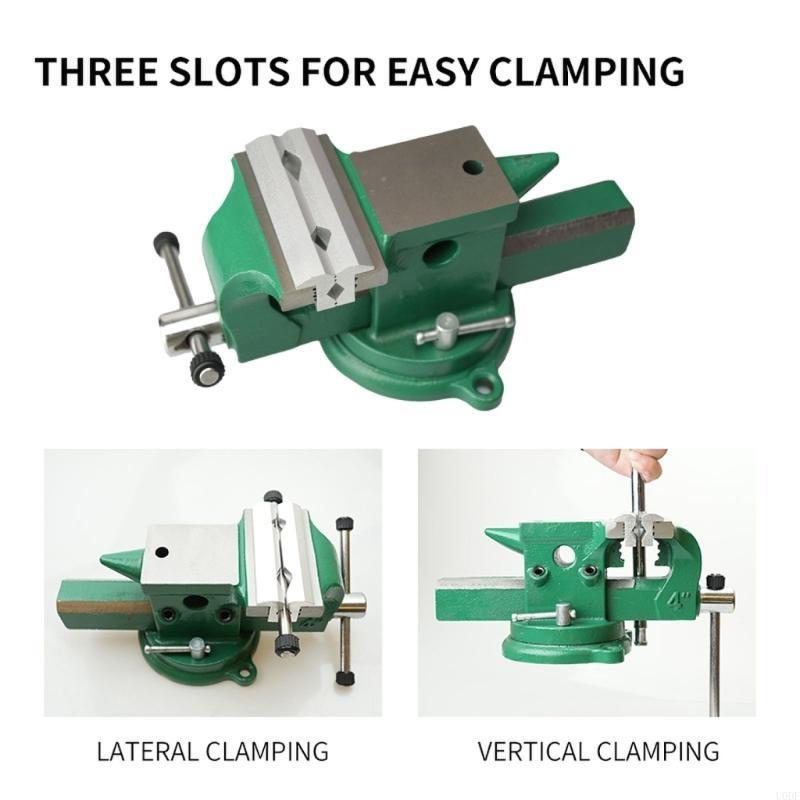 2Pcs Vise Jaw Pad Protectors for Metal Benches Vise with Soft Vise Jaw