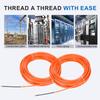 4mm 10/15/40M Cable Puller Nylon Wall Wire Lead Puller Duct Fish Tape Guide Device Electrician Wiring Installation Aid Tool