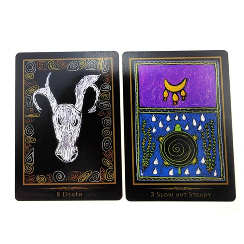 Super Shamanic Healing Oracle Cards 44 karet Balíček Tarot Anglická verze Věštění desková hra