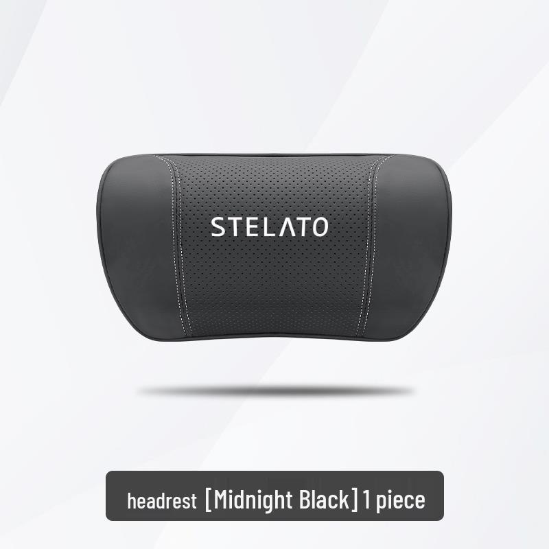 Xiangjie S9 Car All-Season Suede Headrest, Neck & Waist Support Pillow Cushion
