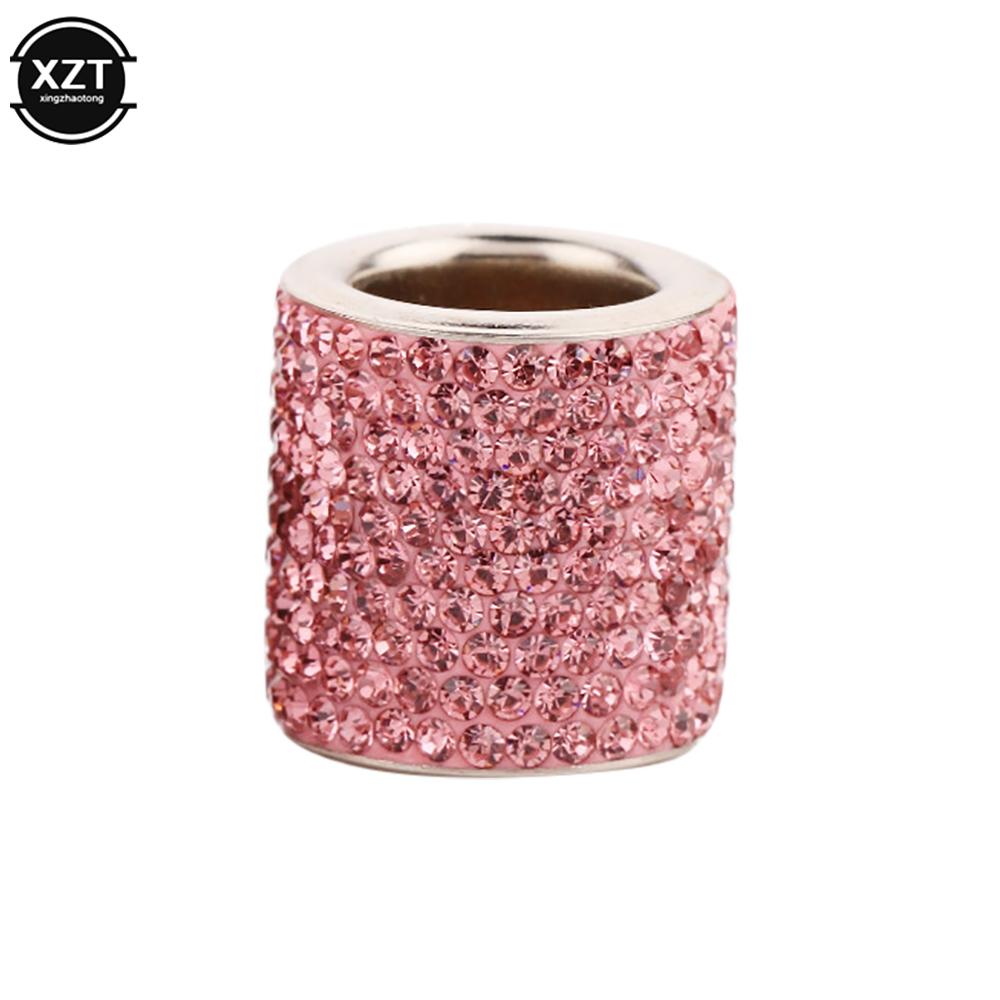 1ks blýskavé křišťálové dekorace na opěrku hlavy autosedačky lesklé diamantové doplňky do interiéru auta kamínkové přívěsky do auta pro opěrku hlavy