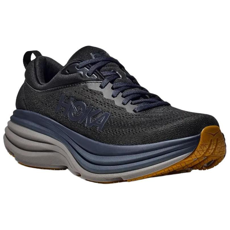 HOKA Bondi 8 Black Iron Ore Men Sneakers 1123202-BCKRN