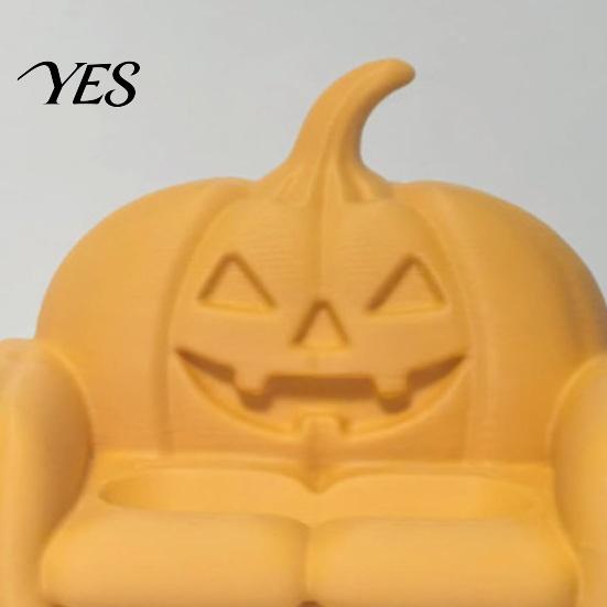 Ring And Earring Organizer Pumpkin Jewelry Storage Ornament, 3D Printed Halloween Small Accessory Sofa Shape, Handicrafts for Rings Earrings