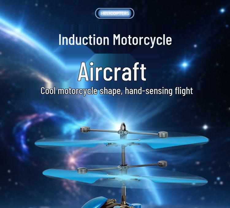 Induction Flying Motorcycle Toy for Kids