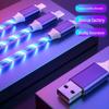 Colorful Luminous Fast Charging Cable - Compatible with Apple, Android, Huawei