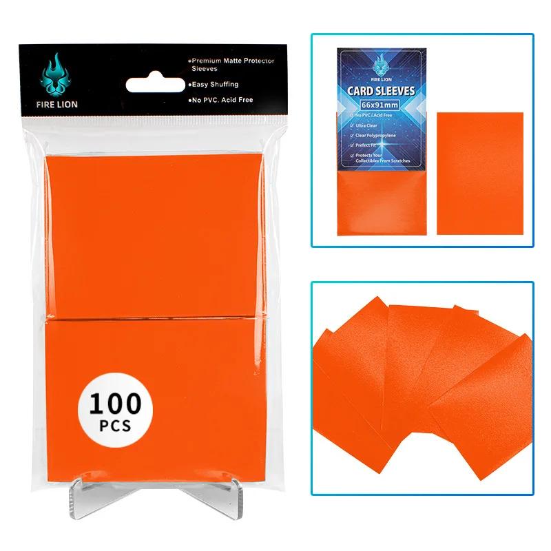 100pcs 66x91mm Card Sleeves Perfect Fit Inner Sleeves Ideal for Double-Sleeving Trading Card Sleeve with MTG TCG Gaming Cards