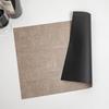 Popular hot-selling leather placemat thermal insulation mat dining table vegetable mat coaster carbon fiber cloth pattern lychee pattern