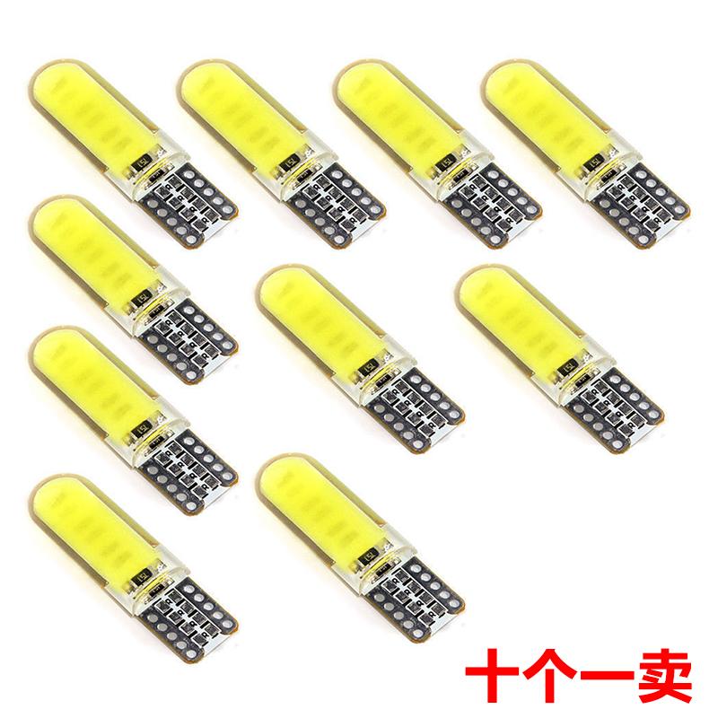 

W5W LED 12SMD Автомобильный светильник для салона COB Лампочка клиновидная парковочная лампа Белый сигнальный фонарь Автомобильные фары Доступ к автомобилям 6500K&as shown белый