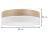 HOLZ PLEXI DECKENLEUCHTE WEISS 50CM GOLDENE EICHE