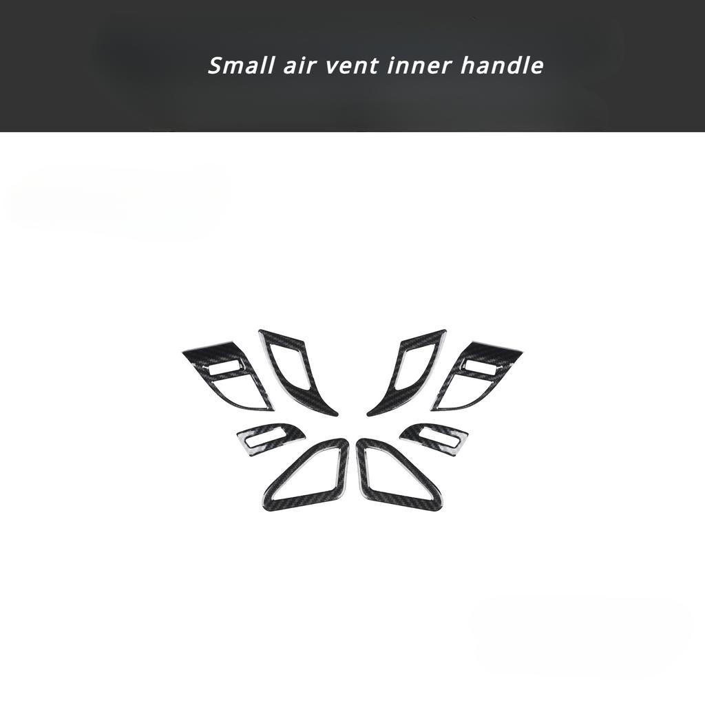 For Cadillac ATSL 2014 2015 2016 2017 Accessories ABS Carbon Fiber Style Decoration Car Interior Trim Stickers Center Console