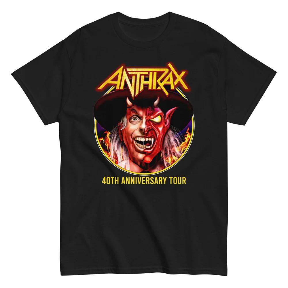 

New Anthrax Half Devil T-Shirt ALl size Black unisex shirt A481 M