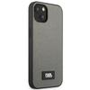 Karl Lagerfeld KLHCP13MSFMP2DG iPhone 13 / 14 / 15 6,1" Hardcase Srebrny/silver Saffiano Plaque