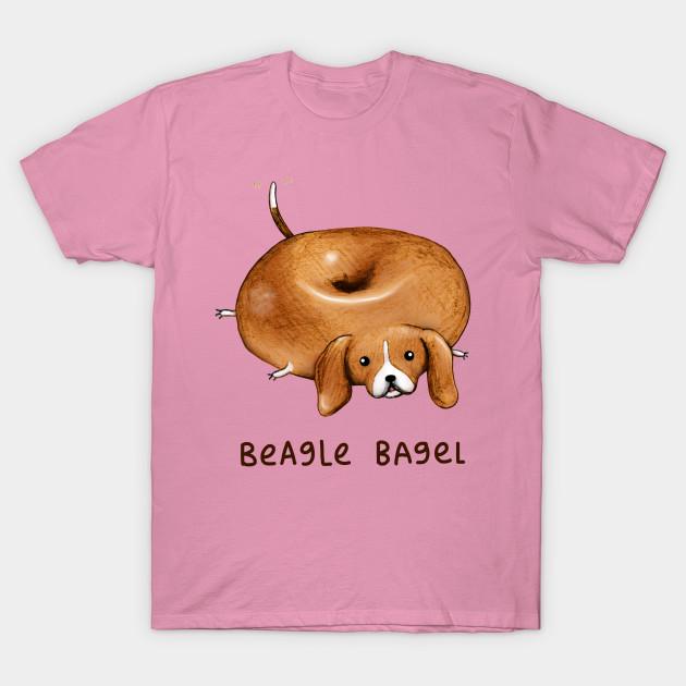 T Shirt Women Beagle Bagel Harajuku Print Kawaii Tshirt Summer Short Sleeve Female T-Shirt Top Tee