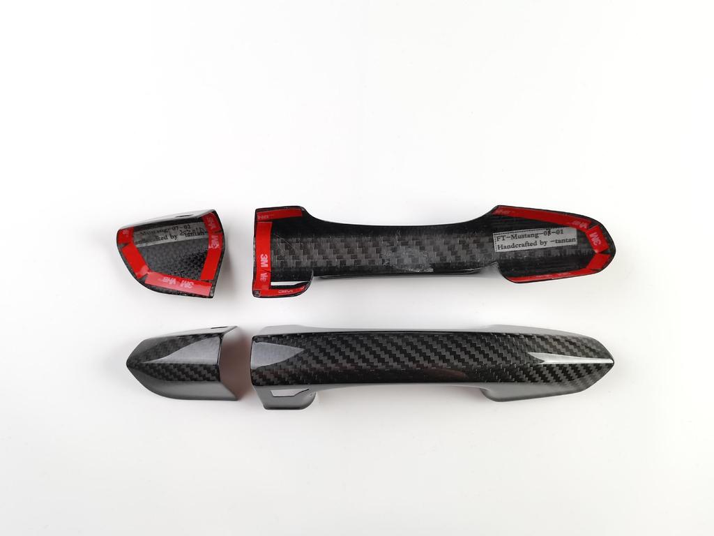 Tantan Real Carbon Fiber Exterior Handle Shell for Ford Mustang