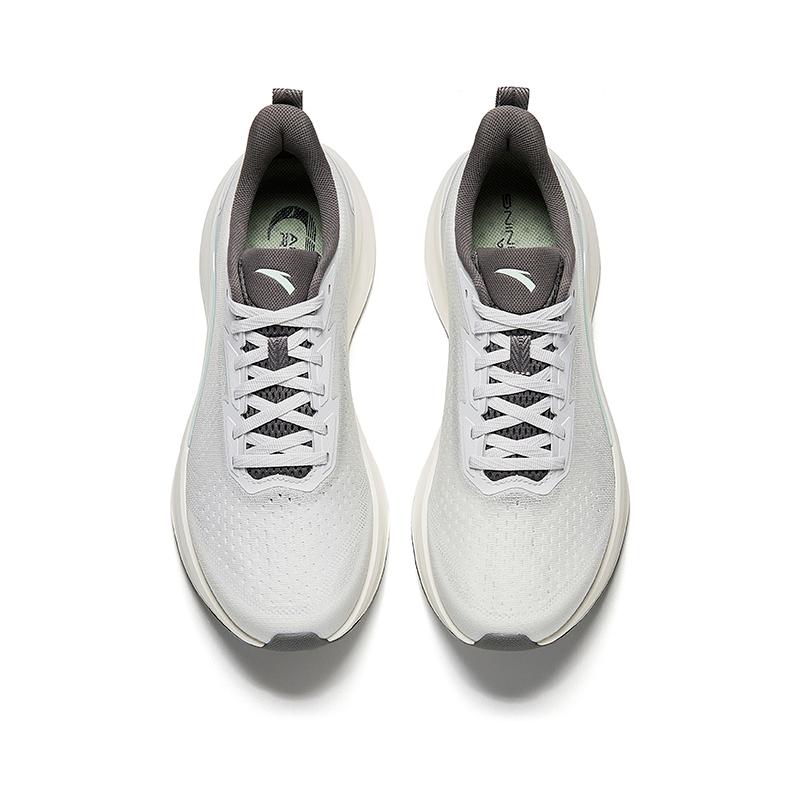 Anta Hydrogen Run Cool Retro Non-Slip Wear-Resistant Low-Top Casual Running Shoes Men Sneaker Light-Gray 112525542-6