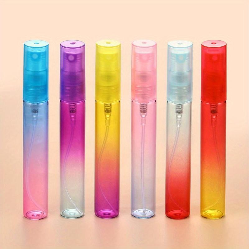 

6 шт. Аксессуары 8 мл высококлассный градиентный цвет стеклянный флакон для духов модный мини-флакон с распылителем одеколон духи суфлакон портативный 8ml