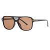 Fashion Square Pilot Sunglasses Women Oversized Double Bridge Big Sun Glasses Unisex Shades Eyewear UV400