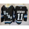 Men Women Ice Hockey Training Jersey Long Sleeve Sportswear NHL Team Utah Grizzlies Devils Kraken Blue Jackets