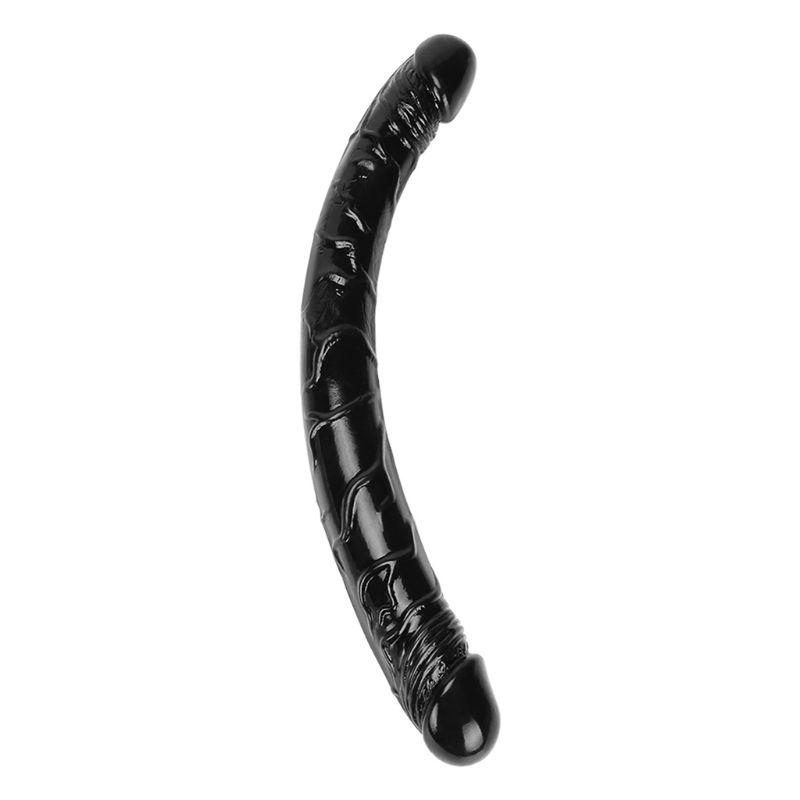 Dlouhé realistické dildo s dvojitou hlavou a flexibilním penisem pro ženy a muže