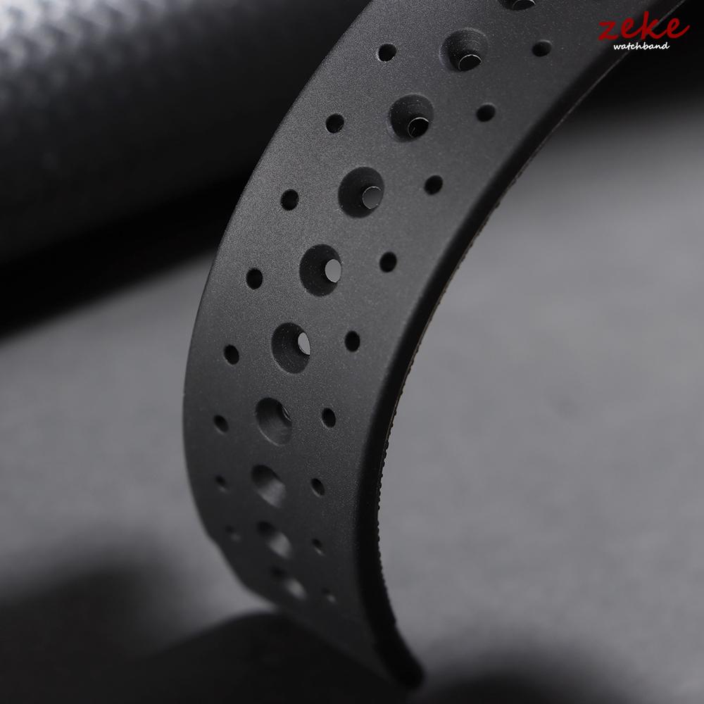 ND Limits Diver Silicone Rubber Strap 20mm 22mm 24mm Watch Band for Seiko for Citizen for Water Ghost Men Breathable Diving Belt