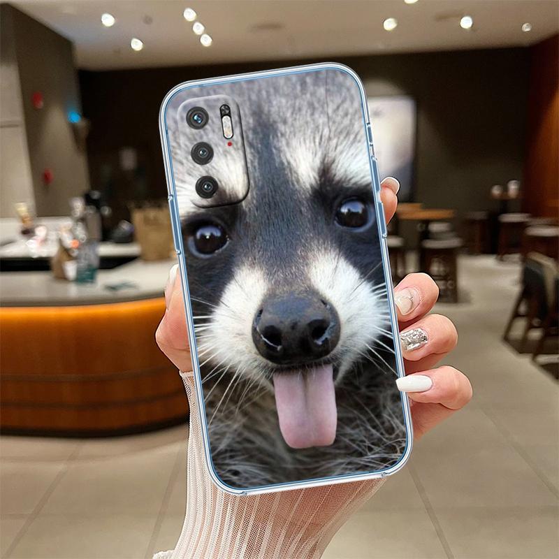 UP4 Animal Raccoon Fox Phone Case for LG K22 K30 K40 K40S K41 K42 K50 K50S K51 K51S K52 K61 K62 K71 K92 Q60 Q61 V40 V50 V60