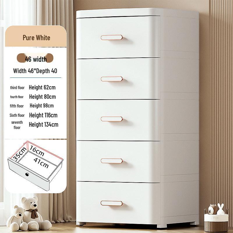 Thickened Drawer Storage Cabinet: Versatile Under-Desk, Living Room & Bedroom Organizer