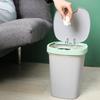 1 szt. Kosz na śmieci z pedałem i przyciskiem, z pokrywą z cichym domykaniem, wysokiej jakości plastikowy kosz na śmieci do kuchni, salonu, duża pojemność