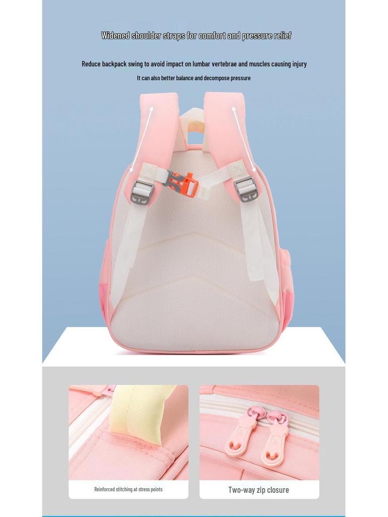 Cartoon-Rucksack im Prinzessinnenstil für Kindergarten und Vorschule - Niedlich, Dekompressionsdesign für Jungen und Mädchen