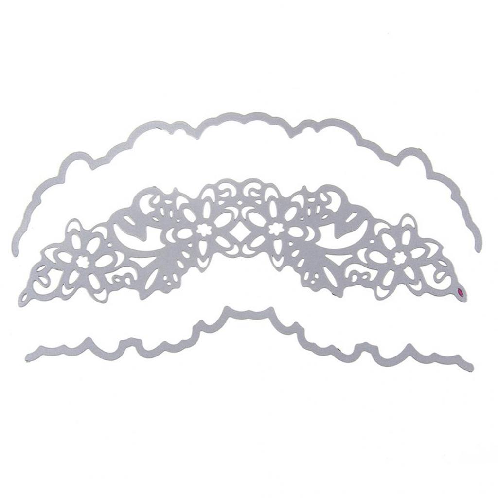 Lace Edge Embossing Cutter Cutting Dies DIY Album Card Scrapbook Decor ...