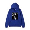 Anime Naruto Uchiha Itachi Hoodie Black and White Manga Portrait Front Print Pullover Sweatshirt Men Women Streetwear