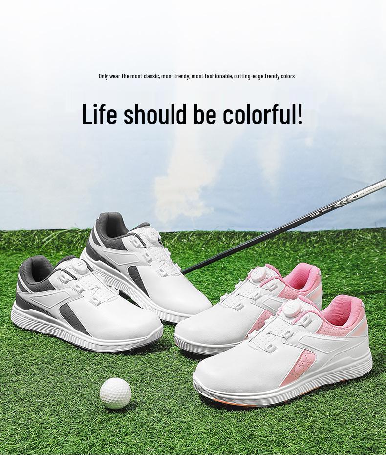 2026 New Spring & Autumn Lightweight Non-Slip Golf Shoes for Men & Women - Outdoor, Large Size, Casual Sports Shoes for Couples