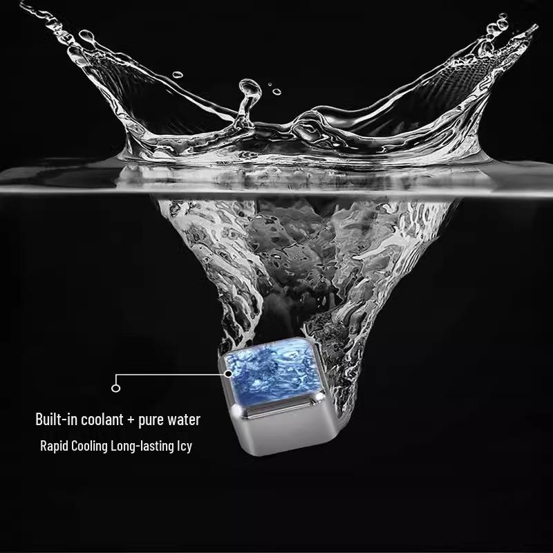 Stainless Steel Food Grade Quick-Freeze Ice Cubes for Whiskey and Wine
