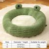 Beds Cats Warm Bed Fluffy Cushions for Winter Houses Plush Goods Pet Supplies House Kitten Basket Puppy Accessories Habitats Dog