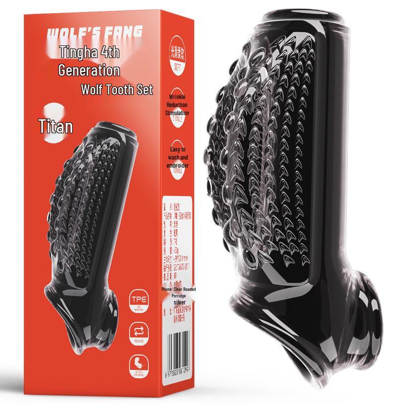 Gen 4 Krokodil Titan Widerstandsring Wolfszahn Hülle Spielzeug für Erwachsene