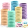 Headbands for Babies 50Pcs Nylon Soft Stretchy 4cm High Elastic Hair Bands for Kids Bow DIY Party Photography Props