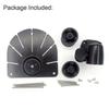 ANSHILONG Standard Dashboard Mirror Dash Cam Mount Bracket Arm for Car Monitor DVR with 3 x 3 cm Screw Spacing Pad