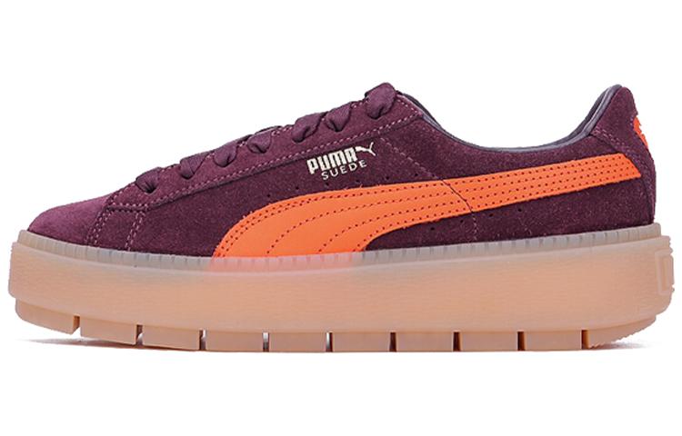 PUMA Suede Platform Trace Winetasting Flame Women s 367057-01 39