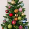 Electroplated Christmas Hanging Ball Shatterproof Xmas Tree Decoration  Photographic Props