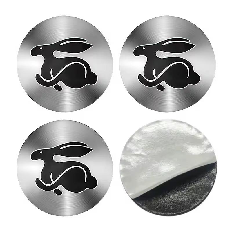 T23-4Pcs 56mm Car Wheel Center Cover Stickers Hub Cap Accessories For Volkswagen GTI Polo Passat B6 B7 B8 Golf MK7 MK8 Tiguan Jetta