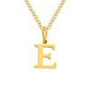 Elegante Collar con Colgante de 26 Letras para Mujer - Diseño Único Cadena para Clavícula de Acero de Titanio