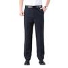 Men's Summer Lightweight High-Waisted Business Trousers for Middle-Aged & Elderly – Loose, Casual, Non-Iron, Formal Pants