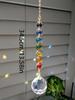 1pc Crystal Suncatcher Mobile Meditation Home Decor Rainbow Maker Prism Suncatcher (Rainbow and Fantasy)