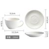Yaratıcı Renk 150ml Espresso Fincanı ve Tabağı Ev Tatlı Tabağı Çay Fincanı Çift Kupası Hediye Ofis Kupası Masa Üstü Dekorasyonu