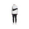 Nike Stand Collar Half-Zip Jacket with Embroidered Logo Men Jacket White AJ2696-100